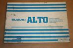 Handleiding Suzuki Alto - 1981, Auto diversen, Ophalen of Verzenden