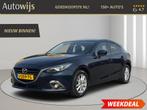 Mazda 3 2.0 GT-M|NAVI|Stoelverw|Xenon|Cruise|LM-VELG, Auto's, Mazda, Voorwielaandrijving, Stof, Gebruikt, Zwart