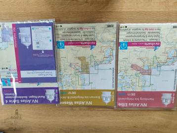 NV Verlag kaarten DE11 Elbe, DE12 Weser en Serie 4 Rügen beschikbaar voor biedingen