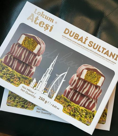 Dubai (Chocolate) Turkish Delight Box - Limited Edition, Diversen, Levensmiddelen, Ophalen of Verzenden