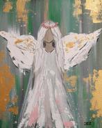 Nieuw schilderij De engel 30x24cm, Antiek en Kunst, Kunst | Schilderijen | Abstract, Ophalen of Verzenden