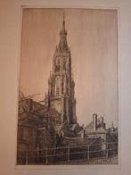 Ets van Johan Scherft: Kerkgezicht, Ophalen of Verzenden