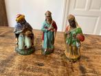 Kerst - antieke kerststalfiguren/kerstfiguren - deels Italy, Ophalen of Verzenden