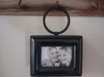 Riviera maison fotolijst zwarte met ring, Ophalen of Verzenden, Zo goed als nieuw