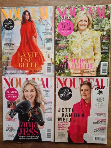 4x Nouveau magazine dames bladen 2023-2024 0,75€ per stuk beschikbaar voor biedingen