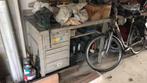 Stalen werkbank 1300x750x950mm met lades en rek, Doe-het-zelf en Verbouw, Werkbanken, Ophalen, Gebruikt, 120 tot 170 cm