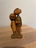 Beeldje Happy Couple Jaren 60 (Anri / Janon?) Houtsnijwerk, Ophalen
