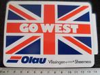 sticker Olau logo vlissingen sheerness go west vlag engeland, Verzenden, Zo goed als nieuw, Bedrijf of Vereniging