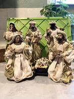Kerststal figuren, Antiek en Kunst, Antiek | Religie, Ophalen of Verzenden