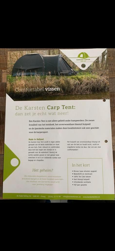 Karsten KD 26 Tent met veel extra's!, Caravans en Kamperen, Tenten, tot en met 3, Zo goed als nieuw, Ophalen