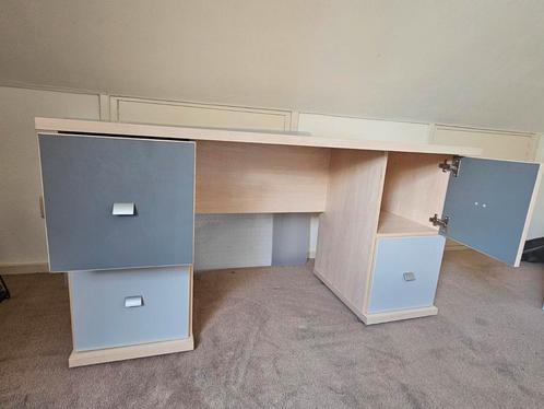 Bureau en kledingkast tienerkamer, Huis en Inrichting, Slaapkamer | Complete slaapkamers, Gebruikt, Eenpersoons, Ophalen