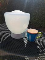 Antieke Gispen melkglas grote plafondlamp ( 2x), Ophalen of Verzenden, Zo goed als nieuw