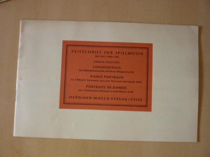 Erwin Poletzky - Zeitschrift für spielmusik, Boeken, Overige Boeken, Gelezen, Verzenden