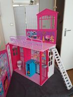 Barbiehuis Opklapbaar, Kinderen en Baby's, Speelgoed | Poppenhuizen, Ophalen, Gebruikt, Poppenhuis