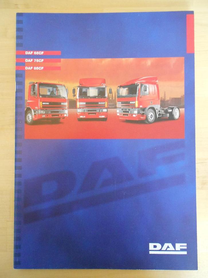 DAF 65CF 75CF 85CF Brochure 1998 – 65 75 85 CF, Boeken, Auto's | Folders en Tijdschriften, Zo goed als nieuw, Overige merken, Ophalen of Verzenden
