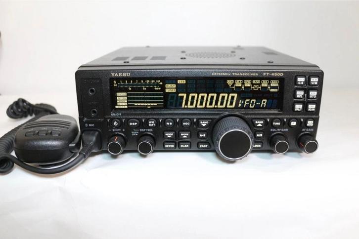Yaesu FT-450D met MB-90 Beugel,interne antenne tuner, Telecommunicatie, Zenders en Ontvangers, Ophalen of Verzenden