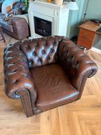 Chesterfield fauteuil in goede staat, Ophalen, Gebruikt, 75 tot 100 cm, 50 tot 75 cm