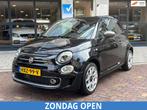 Fiat 500C 1.2 Rockstar AUTOMAAT | AIRCO | 1/2 LEDER | APPLE, Gebruikt, 4 cilinders, Cabriolet, 4 stoelen
