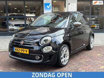 Fiat 500C 1.2 Rockstar AUTOMAAT | AIRCO | 1/2 LEDER | APPLE  beschikbaar voor biedingen