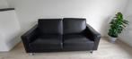 Black leather sofa, Huis en Inrichting, Banken | Sofa's en Chaises Longues, Ophalen, Gebruikt, 150 tot 200 cm, Tweepersoons