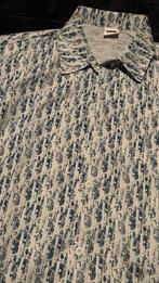 Nieuwe heren overhemd maat L nieuw ongedragen oblique print, Kleding | Heren, Ophalen of Verzenden, Nieuw, Blauw