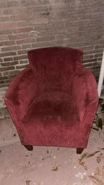 GRATIS Rode Fauteuil, Huis en Inrichting, Fauteuils, Ophalen, Gebruikt, Minder dan 75 cm, 75 tot 100 cm