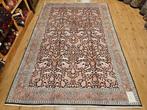 Vintage handgeknoopt oosters tapijt kashmir zijde 285x190, Info@SlatsAntiek.nl, Tweedehands, Perzisch, 150 tot 200 cm