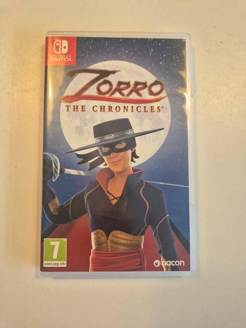 Switch game Nintendo Zorro the chronicles, Spelcomputers en Games, Games | Nintendo Switch, Zo goed als nieuw, 1 speler, Vanaf 7 jaar