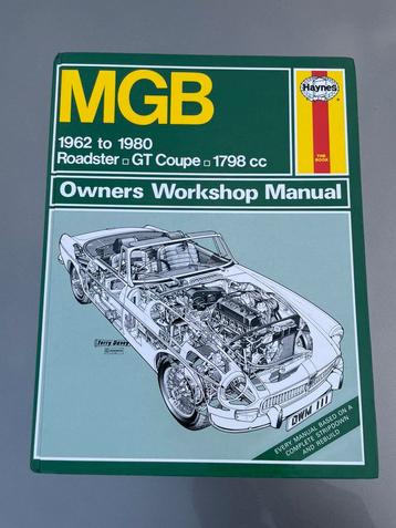 vraagbaak MG B MGB 1962 - 1980 Haynes Owners Workshop Manual beschikbaar voor biedingen