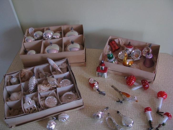 KERST * jaren '60 - '70 * 39 stuks in 1 koop - zie 21 x foto, Diversen, Kerst, Ophalen of Verzenden