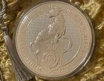 10 oz Queen's Beast White Greyhound of Richmond 999,9 Zilver, Ophalen of Verzenden, Zilver