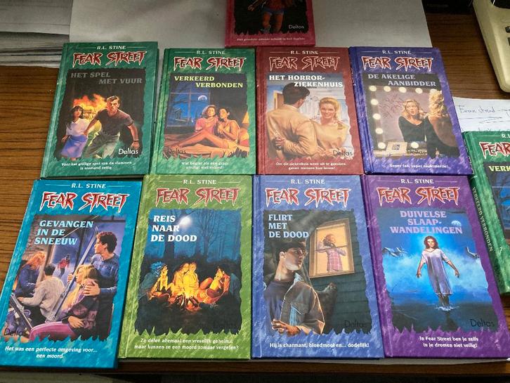 T.K. nog 5 boeken van Fear Street door R.L. Stine zie lijst, Boeken, Kinderboeken | Jeugd | 10 tot 12 jaar, Gelezen, Ophalen of Verzenden