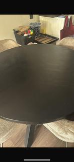 Ronde mangohout eettafel 130cm, Huis en Inrichting, Ophalen, Zo goed als nieuw, Rond, 100 tot 150 cm