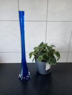 Sommero Art - Glas Vaas In Murano - Style.., Huis en Inrichting, Woonaccessoires | Vazen, Gebruikt, Blauw, Ophalen of Verzenden
