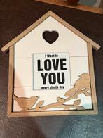 Mooi houten foto lijstje., Ophalen of Verzenden, Zo goed als nieuw