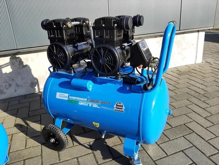 Gude 375/8/100 Superstille 4 cilinder compressor 100 liter!!, Auto diversen, Autogereedschap, Nieuw, Ophalen