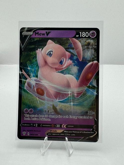 Mew V #69/189 Pokemon Darkness Ablaze, Hobby en Vrije tijd, Verzamelkaartspellen | Pokémon, Nieuw, Losse kaart, Ophalen of Verzenden