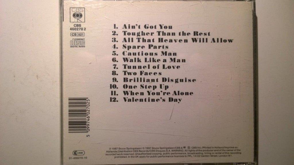 Bruce Springsteen - Tunnel Of Love, Ophalen of Verzenden, Zo goed als nieuw, Poprock