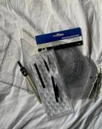 Geometrie set – passer, liniaal & koershoekmeter, Diversen, Schoolbenodigdheden, Ophalen of Verzenden, Nieuw