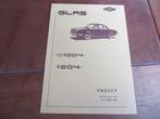 Prijslijst Glas S 1004 Coupe + Cabrio, Glas 1204, TS 1964, Ophalen of Verzenden, Zo goed als nieuw, Algemeen