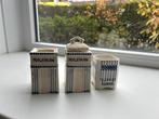 Vintage Kruidenpotjes - Majoraan & Kaneel, Huis en Inrichting, Ophalen, Gebruikt