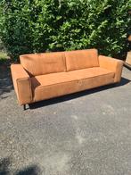Nieuwe bkeuze ruime 2zits bank cognac leer microvezel €135, Huis en Inrichting, Woonaccessoires | Overige, Ophalen, ., Nieuw, .