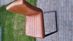 3x Barkruk stalen frame, kunstleer, Ophalen, Gebruikt, Bruin, Eén