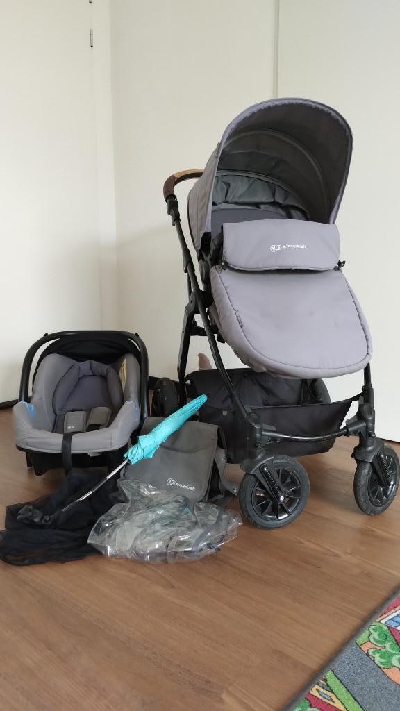 3in1 KinderKraft Kinderwagen, Kinderen en Baby's, Kinderwagens en Combinaties, Gebruikt, Combiwagen, Overige merken, Luchtbanden