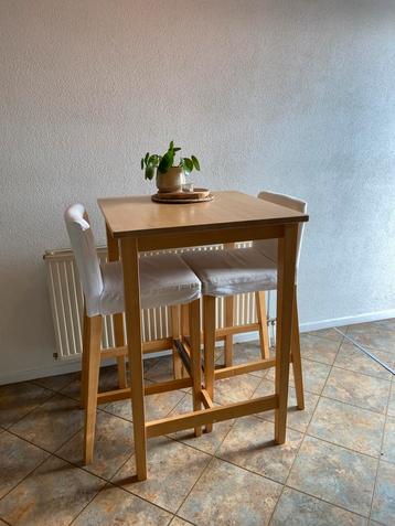 Ikea bartafel set met stoelen