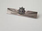 Politie embleem badge brevet dienst luchtvaart wing 85mm, Ophalen of Verzenden, Nederland, Embleem of Badge