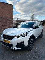 Peugeot 3008 GT line 1.2 Puretech 130pk S&S Parelmoer Wit, Auto's, Peugeot, Zwart, 1199 cc, Leder en Stof, Wit