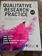 Qualitatieve Research Practice, Boeken, Studieboeken en Cursussen, Ophalen of Verzenden, Beta, Zo goed als nieuw, HBO