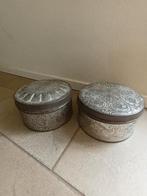 2 zeer oude antieke blikken de Gruyter en Albert Heijn, Verzamelen, Ophalen of Verzenden, Gebruikt, Overige, Overige merken