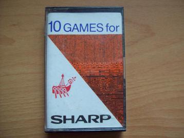 10 Games for MZ-700 Personal Computer (Sharp Electronics) beschikbaar voor biedingen